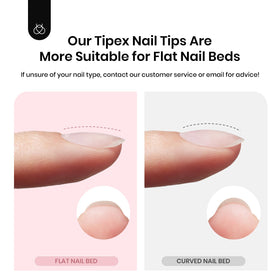 Beetles Tipex in a home manicure scene enabling fast DIY salon results