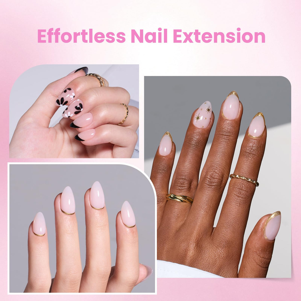 Beetles Gel Polish close-up of built-in apex highlighting support and easy sculpting benefit