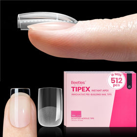 beetles gel polish front packaging showing 512-piece kit and sizes, clear overview benefit quick selection