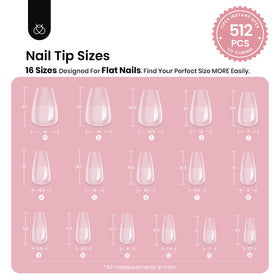 Beetles Tipex size tray layout with 16 sizes to ensure accurate fitting benefit