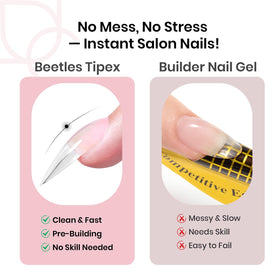 beetles Gel Polish open tray displaying 16 sizes for precise fit