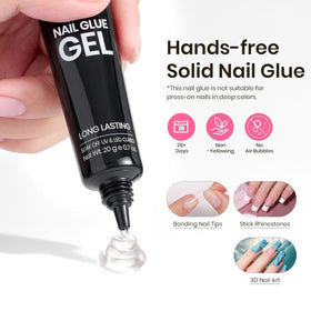 beetles Gel Polish full-cover tips applied on natural nails for smooth look