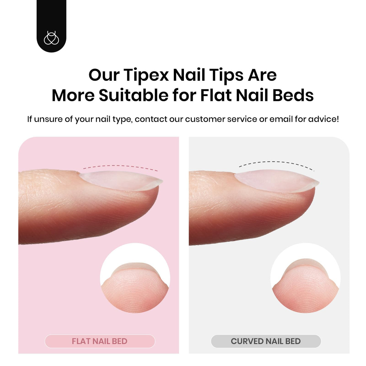 beetles Gel Polish finished stiletto nails with glossy salon-worthy shine