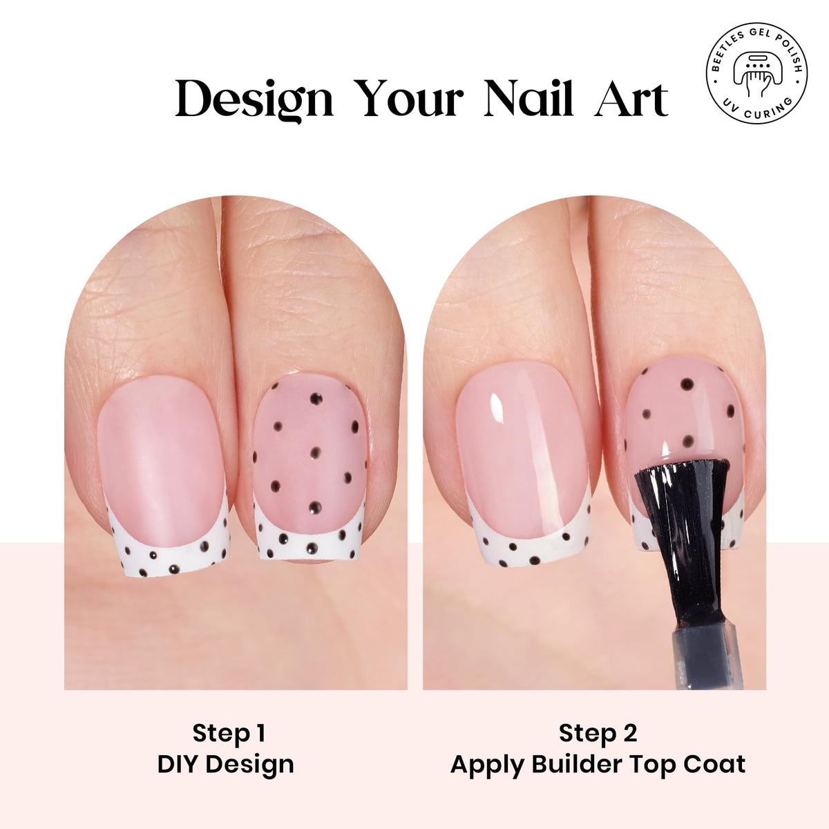 beetles Gel Polish tools and accessories laid out for easy DIY application
