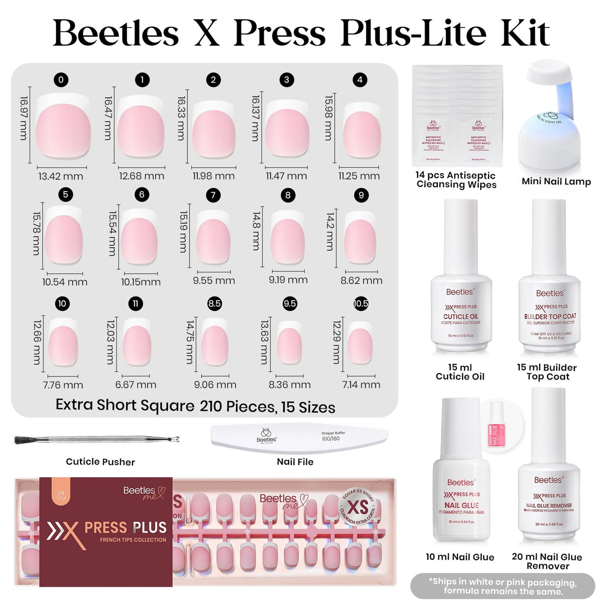 beetles tools and accessories including glue remover file and cuticle pusher