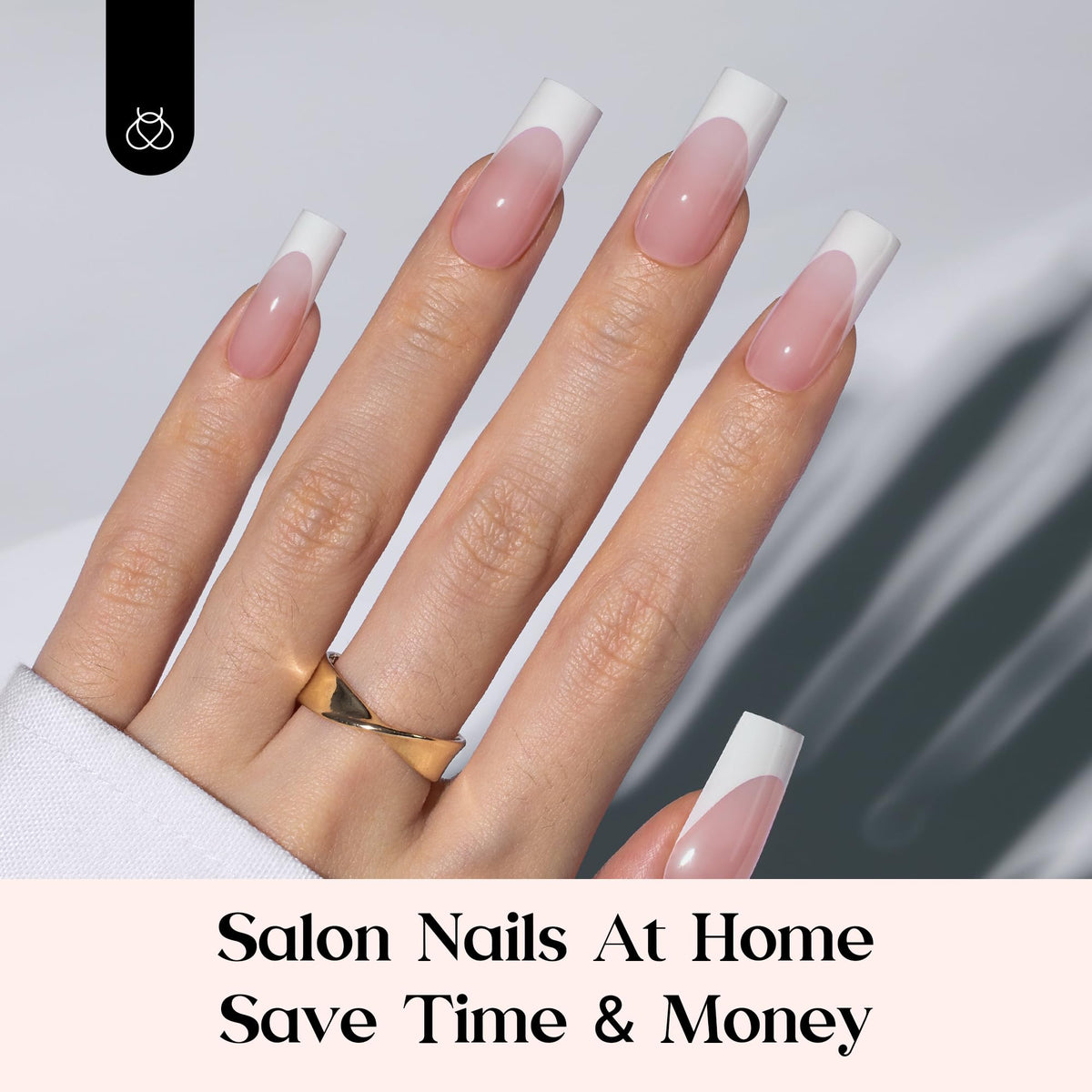 beetles tools and bottles laid out for complete at-home manicure