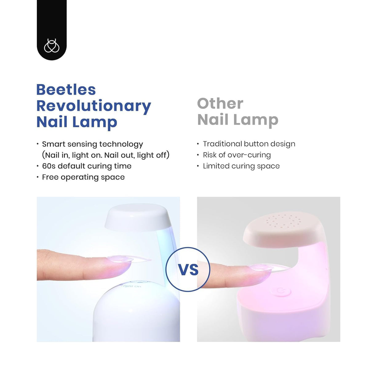 beetles uv led mini lamp curing nails fast for portable convenience