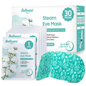 BeHoomi front packaging showing 30 masks and benefits