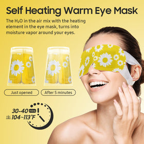 BeHoomi open steam mask releasing mild steam for quick relaxation