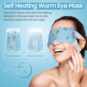 BeHoomi open pouch with mask activating to show self-heating