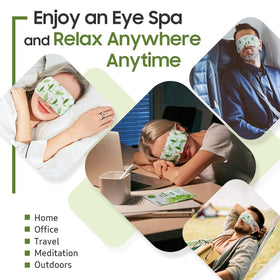 BeHoomi mask in travel bag setting illustrating on-the-go relaxation benefit