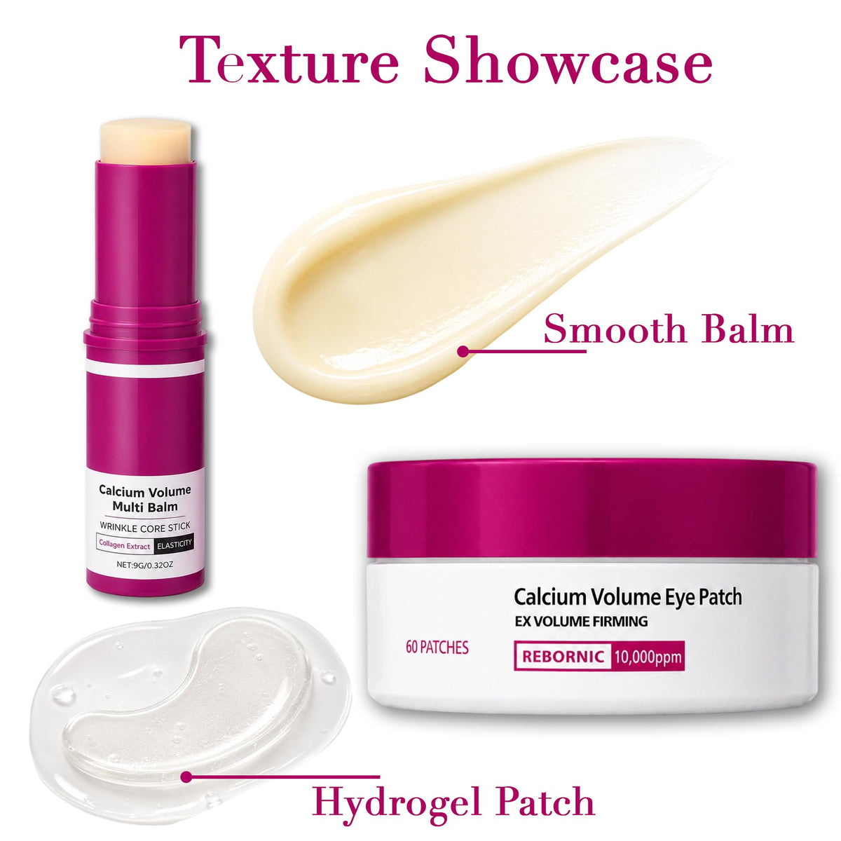 BeiBreeze close-up hydrogel patches texture and soothing hydration
