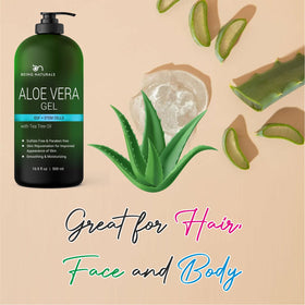 Being Naturals gel soothing sunburned skin for cooling relief