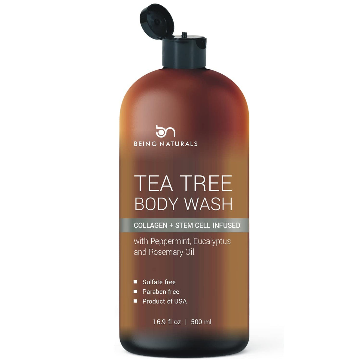 Being Naturals front bottle showing label and benefits for freshness