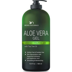Being Naturals front packaging showing product benefits and size