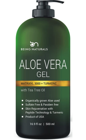 Being Naturals front packaging showing gel and benefits