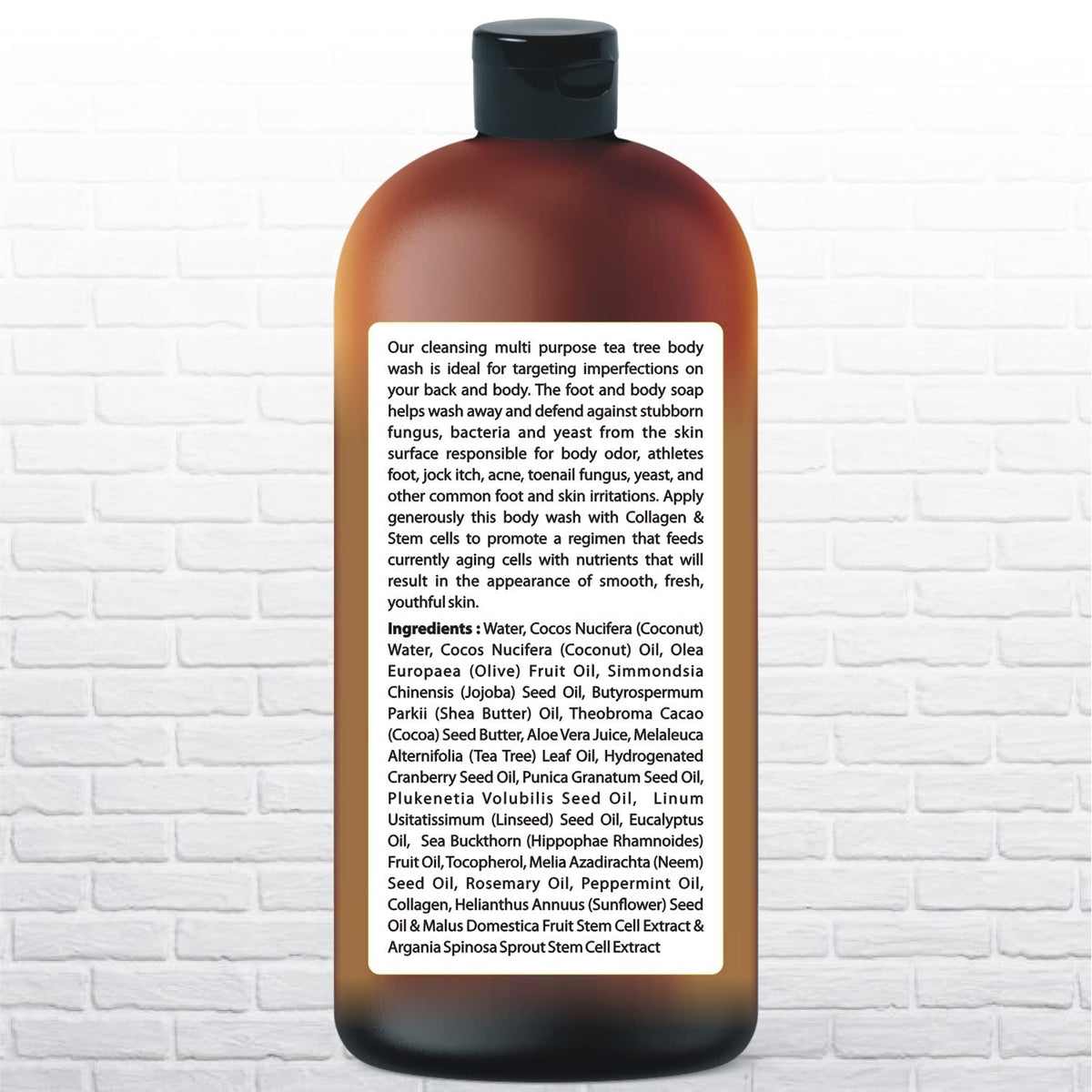 Being Naturals dispensing gel from pump showing easy application