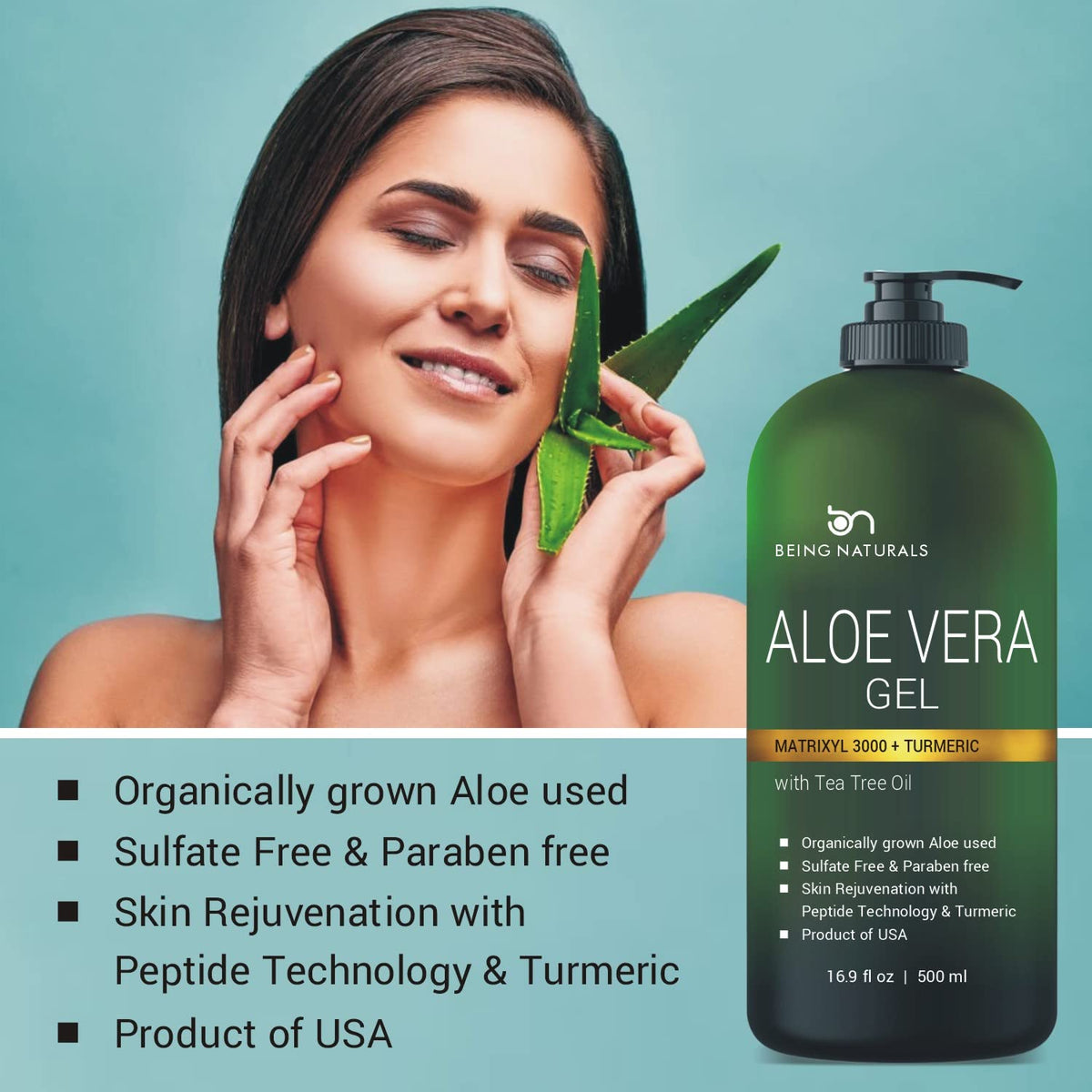 Being Naturals applied to scalp to soothe itch and hydrate