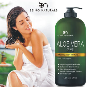 Being Naturals close-up texture of gel demonstrating smooth absorption