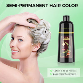 BELEZALIB hair strand color swatch showing chestnut brown tone for shade forecasting benefit