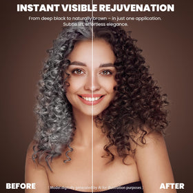 BELEZALIB shampoo lathering in palm demonstrating foam and easy application benefit