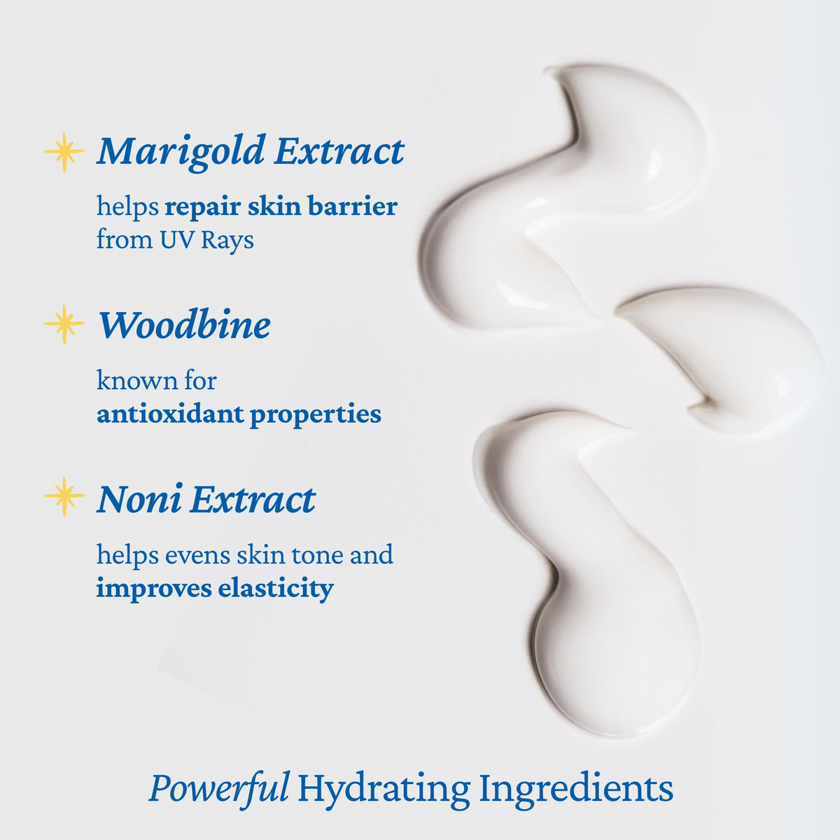 belif sunscreen spread on hand demonstrating fast absorption