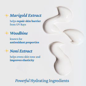 belif sunscreen spread on hand demonstrating fast absorption