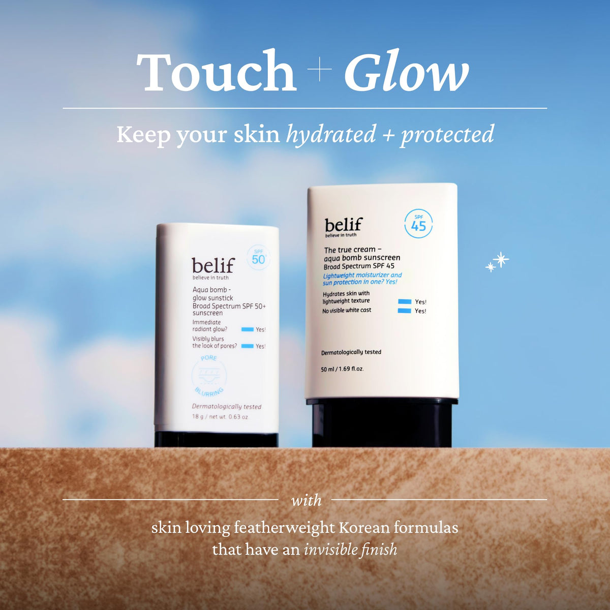 belif product on bathroom shelf signaling daily skincare routine