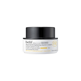 belif front packaging showing jar and label, showcasing hydration benefits
