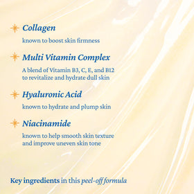 belif clear film on skin during application showing instant tightening effect