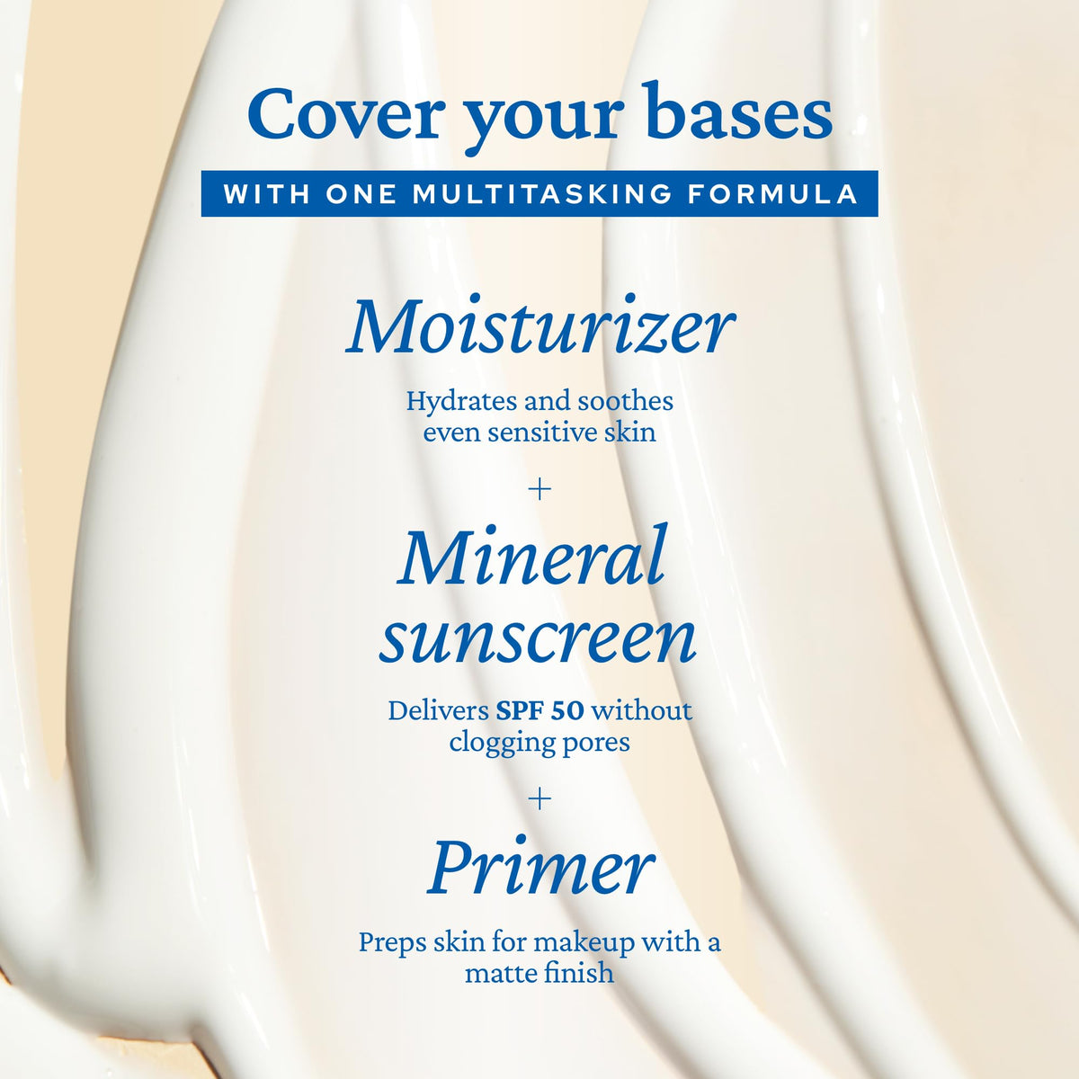 belif close-up label with ingredients, highlights niacinamide benefits