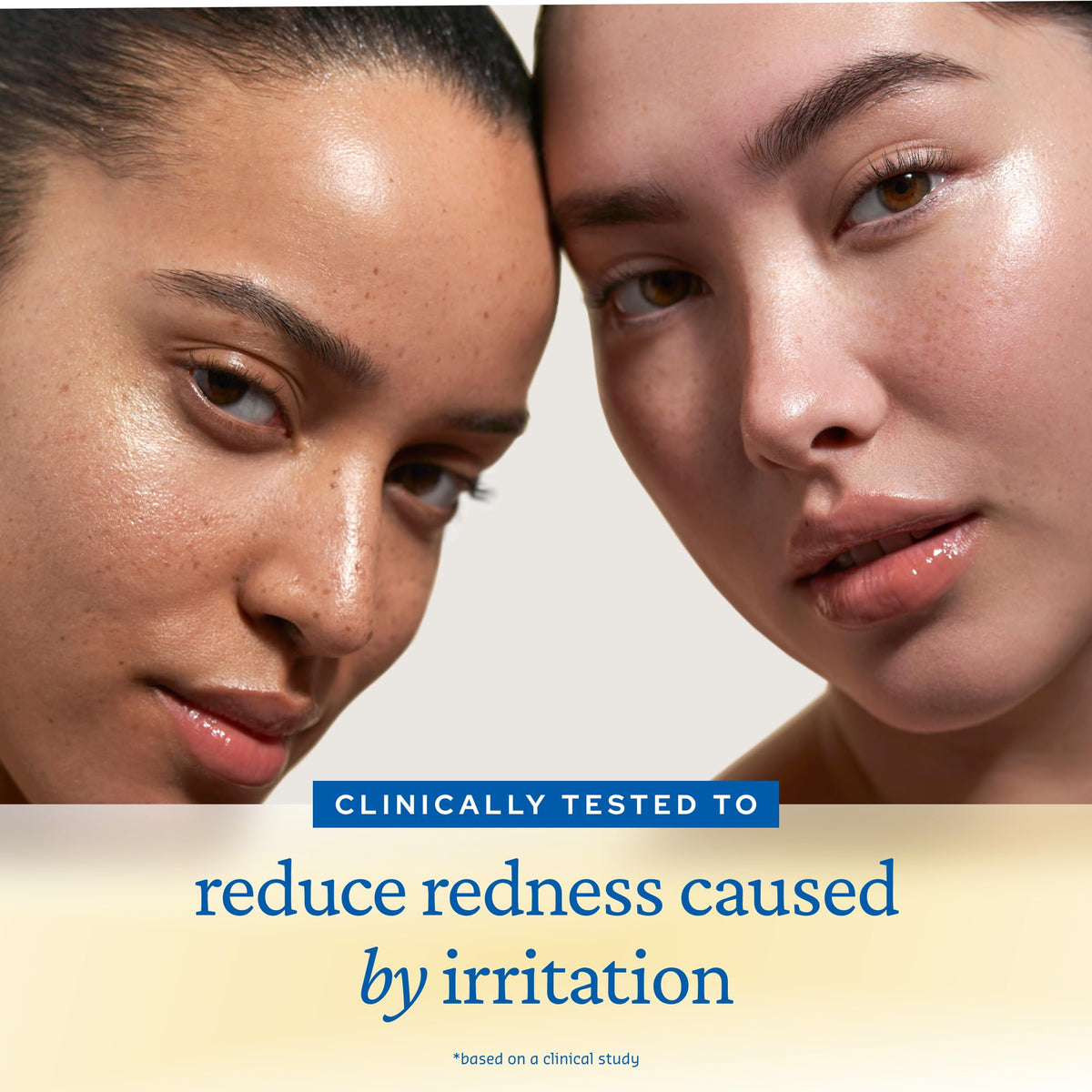 belif under makeup finish showing non-greasy look for smoother application