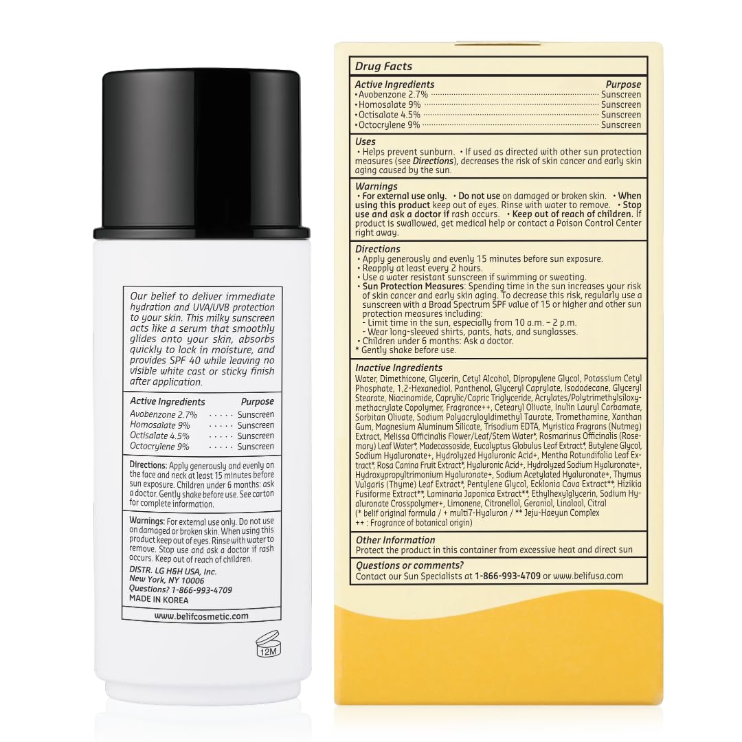 belif on bathroom counter in morning routine conveying daily protection habit
