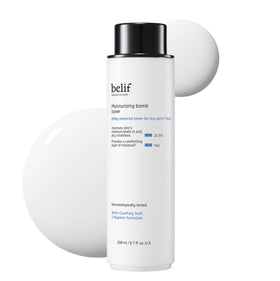belif front packaging showing the milky ceramide toner for instant hydration