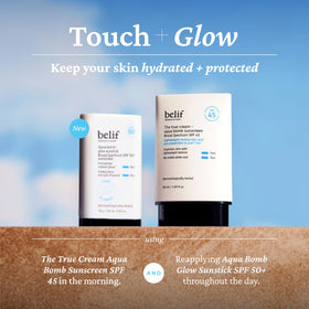 belif over makeup touchup applied on foundation without disturbing makeup