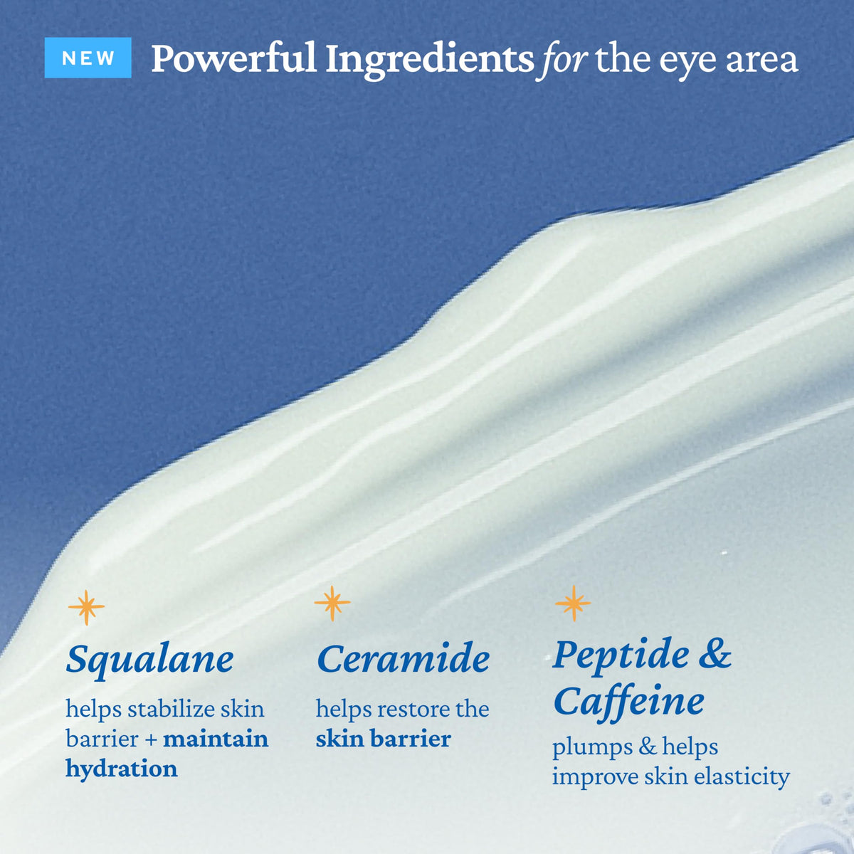 belif close-up ingredients label showing peptides and ceramide benefit