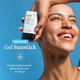 belif stick open revealing clear balm for easy application