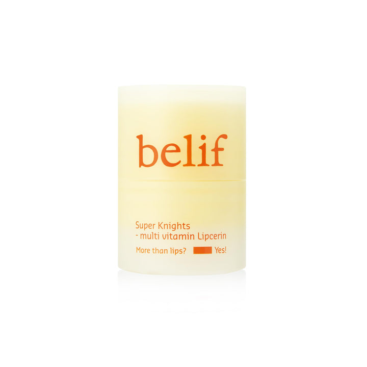 belif front packaging showing product name and glossy finish benefits