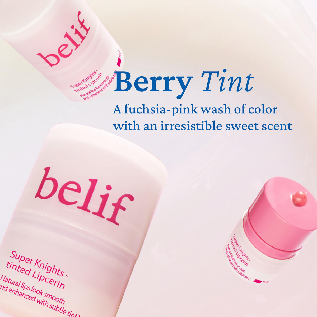 belif cap and label detail highlighting ingredient transparency and travel-ready benefit