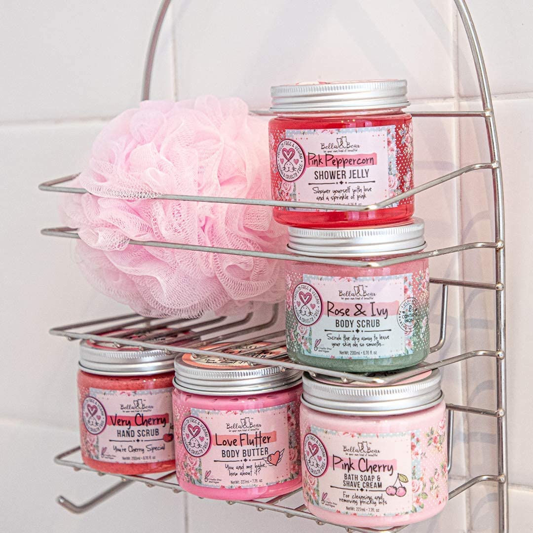Bella and Bear product in gift setup showing charming packaging for presents