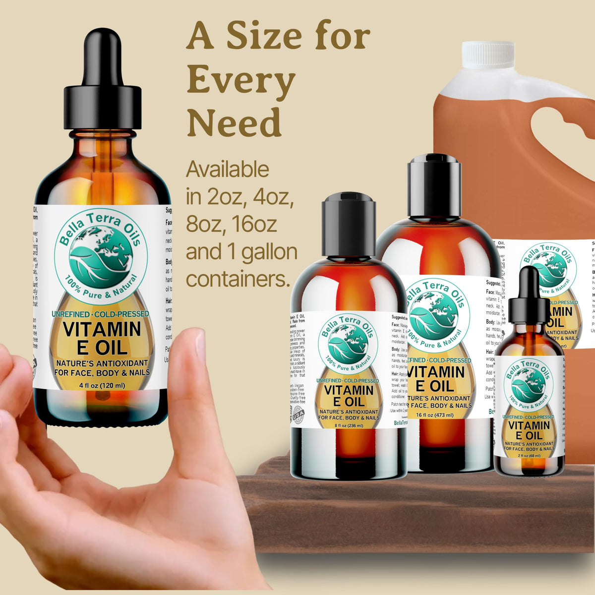 Bella Terra Oils on bathroom shelf in lifestyle scene implying daily routine benefit