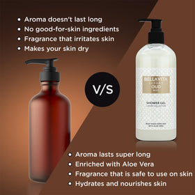 Bella Vita Luxury with aloe vera leaf highlighting key soothing ingredient for hydrated skin