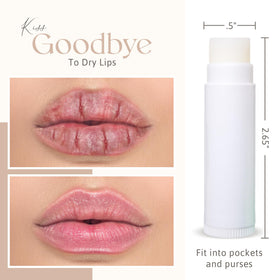 Belladonna untwisted chapstick top view showing product detail and usability