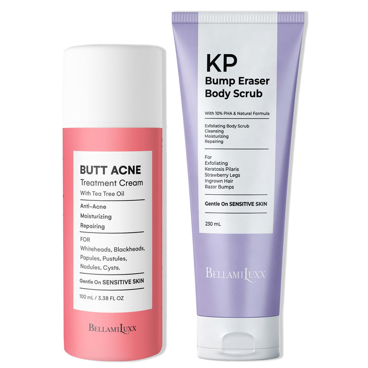 BellamiLuxx kit front packaging showing both products for visible smoothing