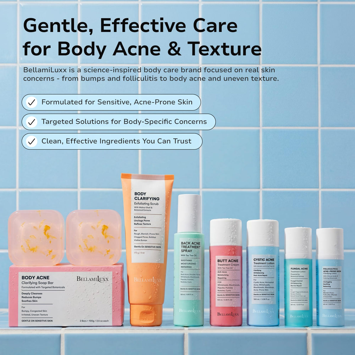 BellamiLuxx lifestyle bathroom shelf showing routine-friendly placement