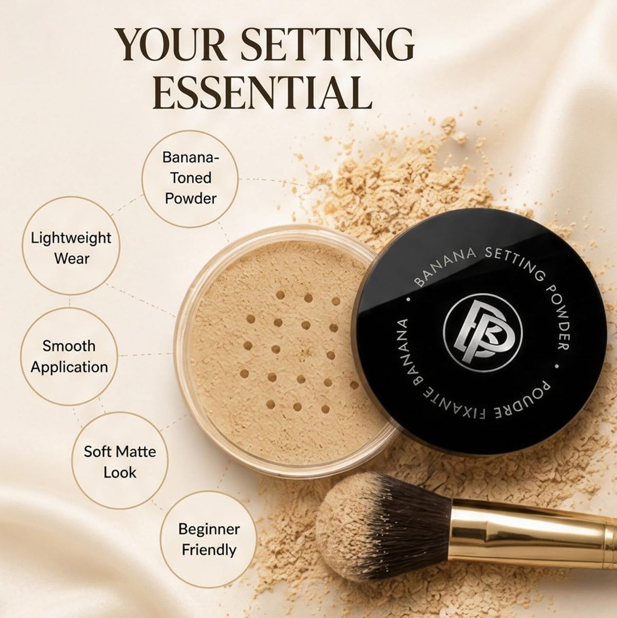 bellapierre in makeup bag lifestyle shot conveying travel-ready convenience