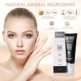 Bellaterra Cosmetics BB Cream cap and nozzle close-up for controlled dispensing