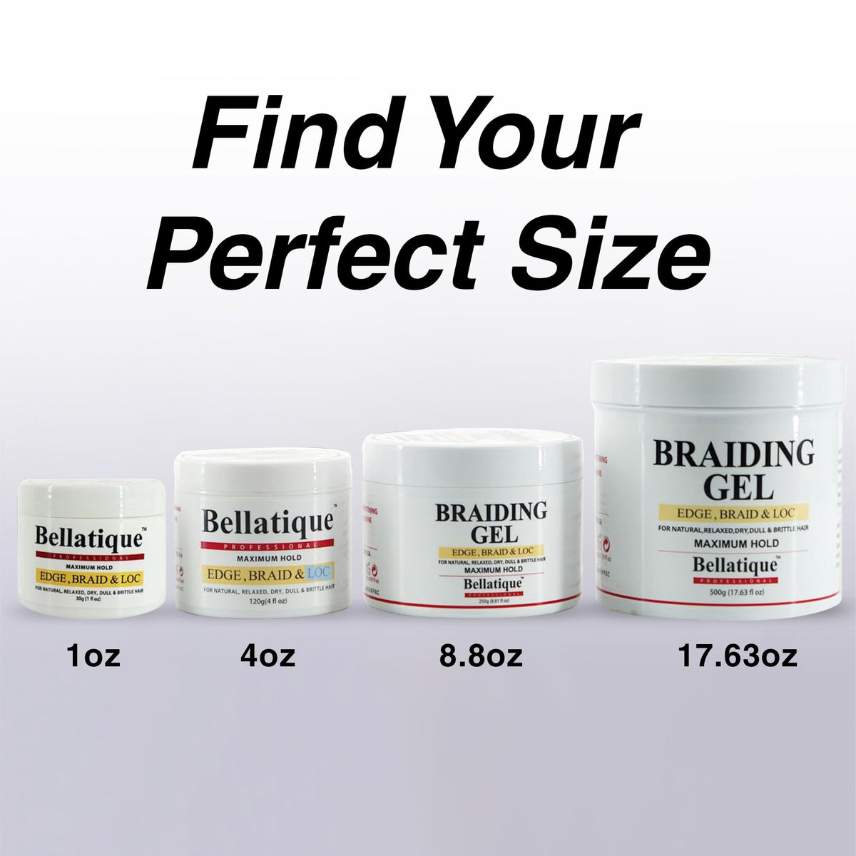BELLATIQUE gel on dark hair showing high-shine, no-residue finish