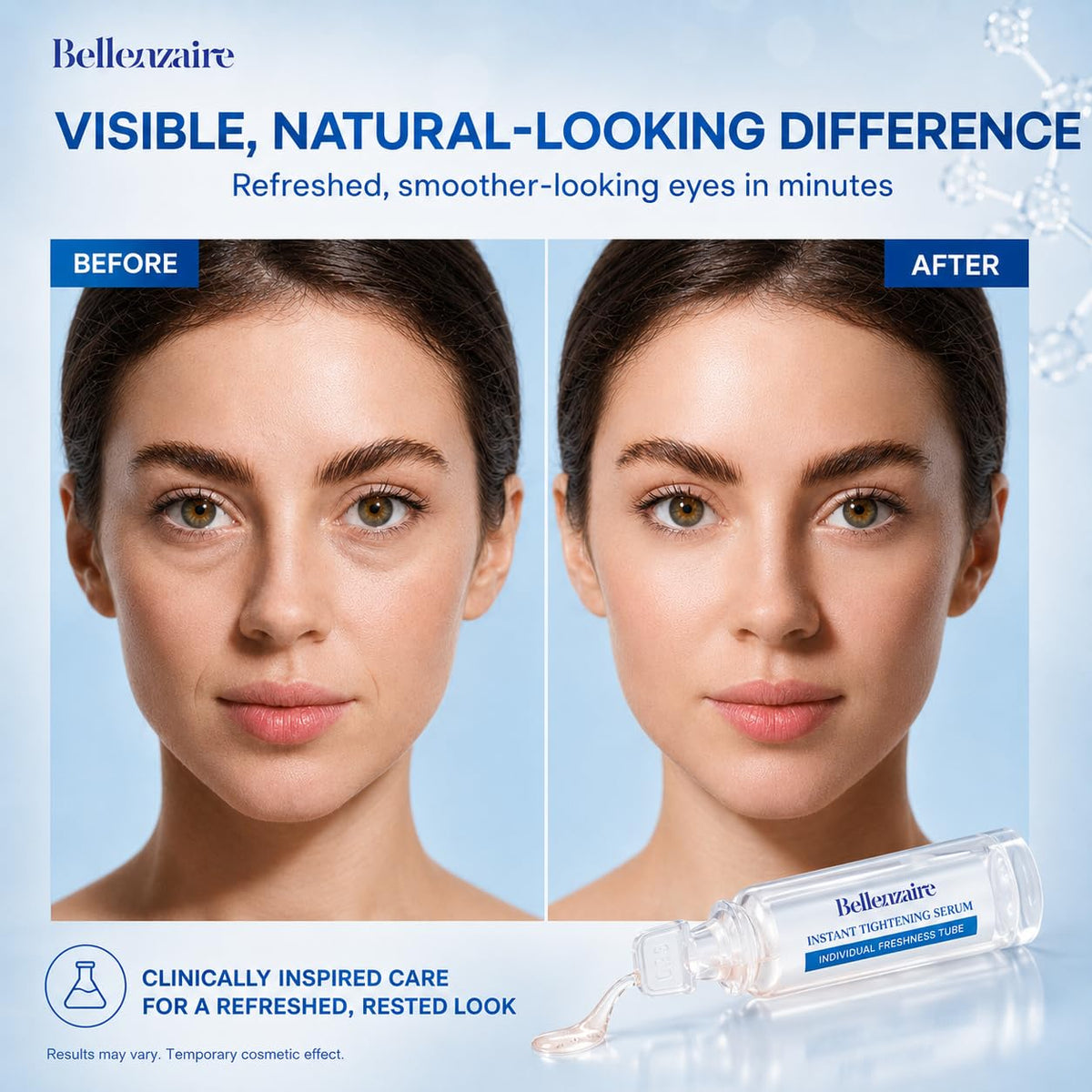 Bellenzaire single 0.5ml tube highlighting travel-ready convenience