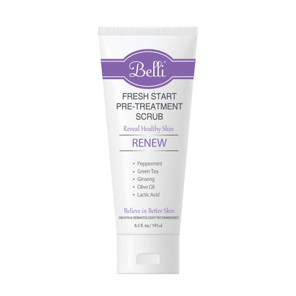 Belli front packaging showing cleanser branding and benefits